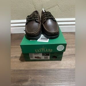Eastland women’s Dark Brown Boat Shoes